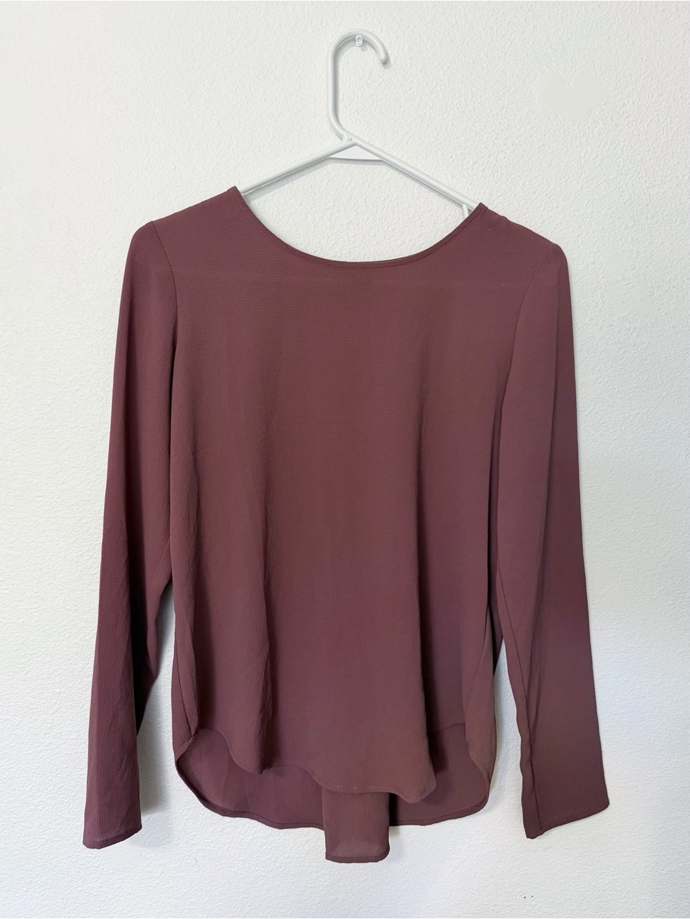 Mauve purple blouse